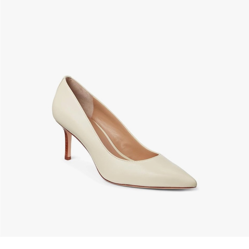 Ralph Lauren Cream Soft Nappa Heels